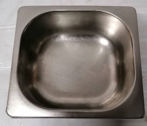 Λεκάνη 1/6Gn Inox Βάθος 6,5Cm - Μεταχειρισμένη